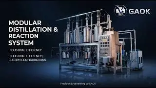 Three-stage stainless steel membrane molecular distillation system