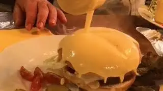 Cheese bomb burger