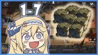 [Arknights} Fastest 1-7 Auto-Deploy Clear with Saileach