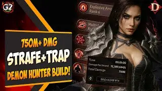 Билд охотника на демонов с уроном 750 млн. — Обстрел + Ловушка | Diablo Immortal