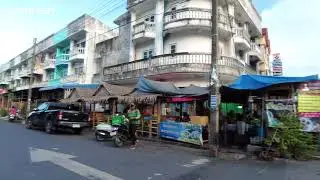 [4K]หาดใหญ่ ถนนรัตนอุทิศ ถนนโชคสมาน 5