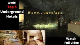World Top 5  Underground Hotels With Mysteries look | Best Cave Hotel Design |