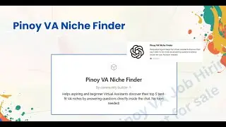 Pinoy VA Niche Finder