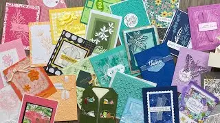 45 Monochromatic Card Ideas | The Great, Big Card Swap Showcase, August 2024 Part 2