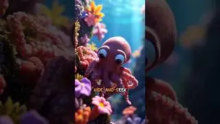 Ollie's Amazing Color Magic | Underwater Camouflage Tricks #shorts