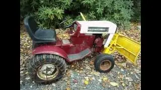 1969 SEARS HYDRO TRAC 12 - VINTAGE TRACTOR WITH PLOW AND MORE - 4 SALE ON 10/17/2012