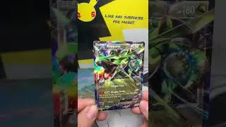 Rayquaza EX! #poketuber #smallyoutuber #pokemoncards #pokemon #pok&eacute;mon #tcg #youtubeshorts #shorts