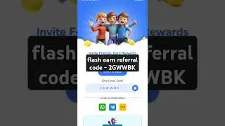 flash earn referral code | flash earn app referral code