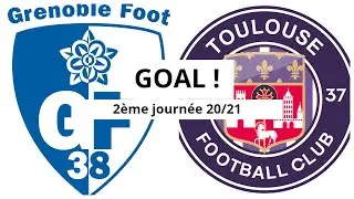 Grenoble - Toulouse [(4)-1] GOAL 42' (Willy Semedo) 2&egrave;me journ&eacute;e 2020/21