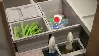 Cubo Basura Extraible Bajo Fregadero SEPARATO K #cocina #herrajes #reciclaje #hailo