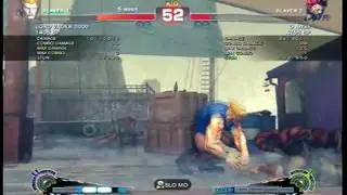 Super Street fighter 4 - LORD VADER 2000 (Guile) vs. D Arrah (Akuma) (360 ASR Battles) pt. 2