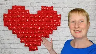 AMAZING WAFFLE Surface Balloon Heart