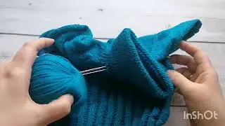 Небольшие продвижения по процессам +готовые работы #knitting #вязаниеизтрикотажнойпряжи 