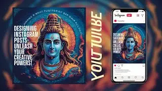 savan Instagram post design with Canva #savan #shiva #instagram #post #design