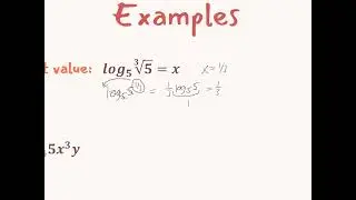 Alg2H - Chapter 5.3 - Properties of Logarithms