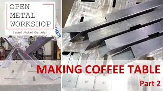 Making metal coffee table legs. Part 2
