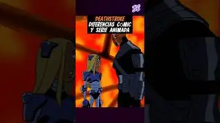 Deathstroke, DIFERENCIAS en el C&oacute;mic y la Serie Animada | #parati #dccomics #teentitans #slade