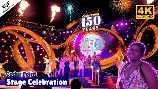 Cedar Point Stage Show & Fireworks Celebration!! 150th Anniversary 4K (HIT SUBSCRIBE)