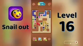 Snail Out Level 16 Walkthrough 🐌 | Easy Puzzle Solution | Solutionguruji