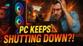 How to Fix PC Shutting Down While GAMING Or Working