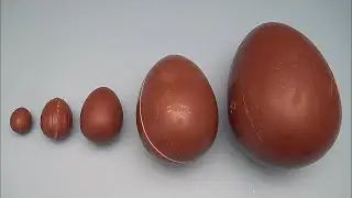 Learn Sizes with Surprise Eggs! Opening Kinder Surprise Egg and HUGE JUMBO Mystery Chocolate Eggs!38