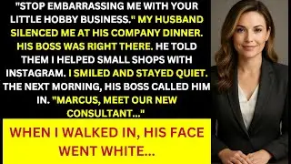 My Husband Told Me to 'Stop Embarrassing Him' With My 'Little Hobby Business' at His Company Dinner