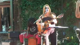 Sister and the Sun at the Oak Creek Brewery in Sedona, Arizona