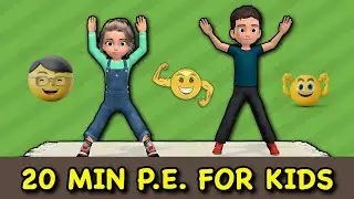 P.E. Potenciador de 20 Min: &iexcl;Ejercicio Divertido para Ni&ntilde;os en Casa!