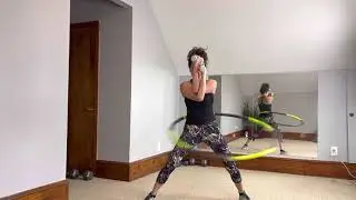 20 Minutes Weighted Hula Hoop Workout with Chesca