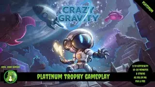 Crazy Gravity - Full Platinum Trophy Gameplay (PS4/PS5)