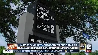 Harford Community College to educate incoming, full time students about the dangers of opioid addict