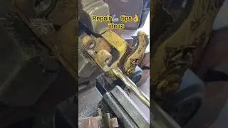 #repair #tips 👌#lathemachine #drilling 🦾#metalwork #automobile #machine #tools ⚙️ #diy #threadwork 🔩