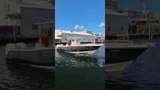 Brightshine pulling a boat out of the water to start the magic #boating #painting #shorts