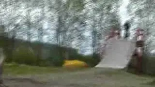 Alex B&auml;ckvall i Alfta Bikepark
