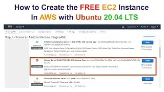 How to create FREE EC2 Instance in AWS with Ubuntu 20.04 LTS