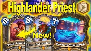 The Best Reno Deck In Standard! My Control Priest Decks At Showdown in the Badlands | Hearthstone