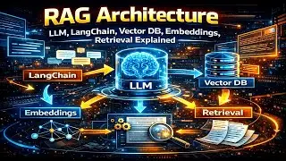 RAG Architecture : LLM, LangChain, Vector DB, Embeddings, Retrieval Explained