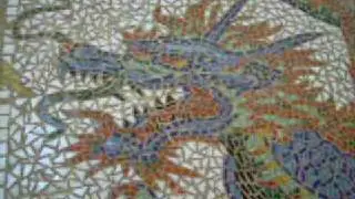 DRAGON'S  MOSAIC AT THE RESTAURANT FLOOR
