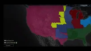 AOH2 TNO BNW. Second American Civil War timeline playing as Amerika ni Okeru Nippongun (Japan)