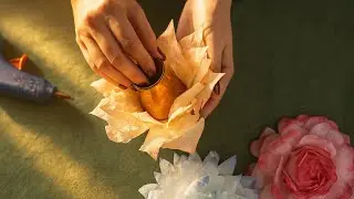 DIY tissue roses🌹| 3 ideas paper roses | paper rose bouquet 