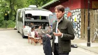 GQ AW12 Essentials  behind the scenes at the denim shoot