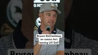 Брайсон отвечает на последние заголовки #LIVGolf #golf #brysondechambeau
