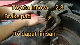 Toyota Innova 2.8 replace brake pads