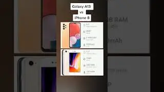 Apple iPhone 8 vs Samsung Galaxy A13