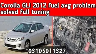 Corolla GLI Full tuning fuel AvG Problem solve  #corollagli #toyotagli