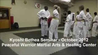Kyoshi Bethea Seminar 2012