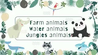 Animals Home 🏡 | Where Animals Live🤔? Farm,Water & Jungle  | Class 1 English  | Animals destinations