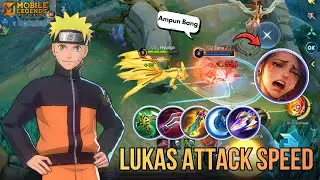 LUKAS BUILD ATTACK SPEED, BIKIN ESMERALDA FEEDER🔥