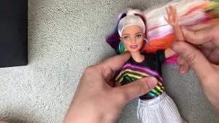 Unboxing - Barbie Rainbow Sparkle Hair
