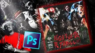 How to Make a Phonk Mixtape Album Cover Tutorial/Speed Art [Photoshop CC]